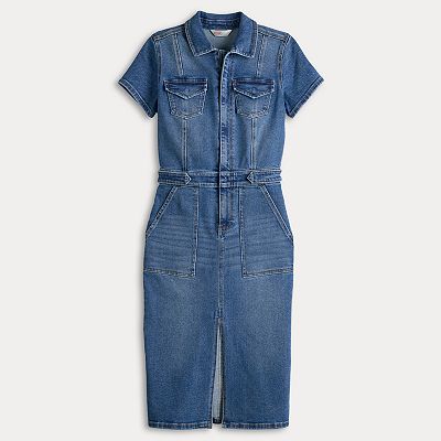 Women's INTEMPO Utility Denim Dress