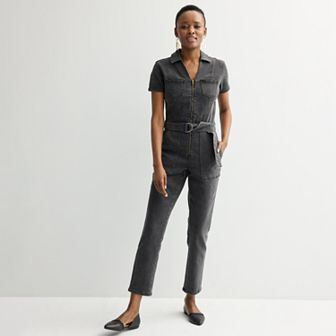 Women's INTEMPO™ Denim Belt Jumpsuit