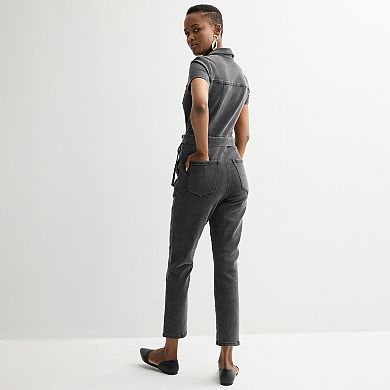 Women's INTEMPO™ Denim Belt Jumpsuit
