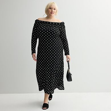 Plus Size INTEMPO™ Off Shoulder Dress