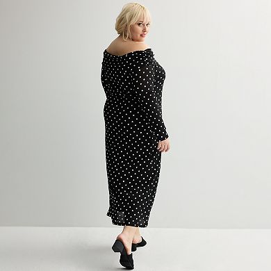 Plus Size INTEMPO™ Off Shoulder Dress