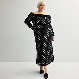 Plus Size INTEMPO™ Off Shoulder Dress