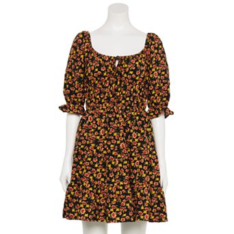 Juniors' Liberty Love 3/4 Sleeve Skater Dress