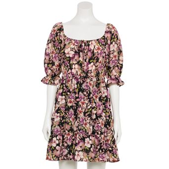 Juniors' Liberty Love 3/4 Sleeve Skater Dress