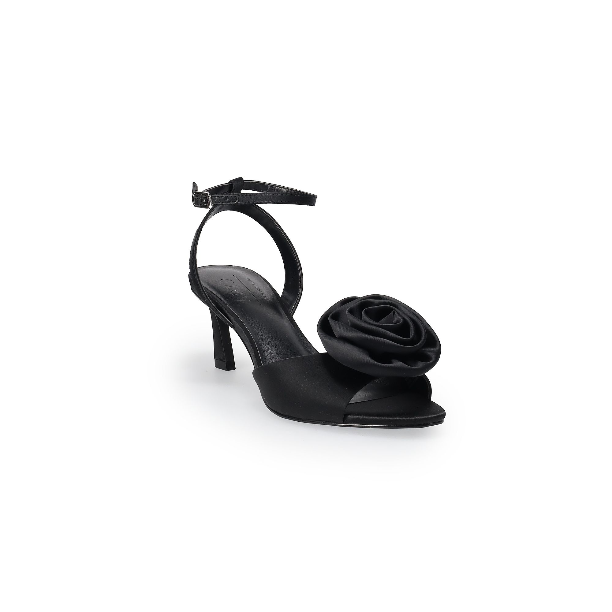 Apt. 9® Rosette Womens Heels, Size: 5, Black