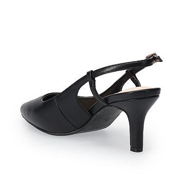 Apt. 9® Mid Height Slingback Heels Women's Pointed Toe Shoes