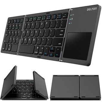 Delton F75 Portable Foldable Bluetooth Keyboard With Sensitive Touchpad (DKBF75)