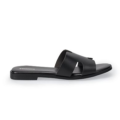 Sonoma Goods For Life® Genza Women's Band Slide Sandals