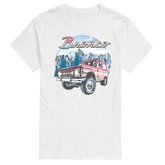 Big & Tall Ford Bronco Snowy Mountains Graphic Tee