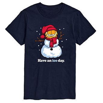 Big & Tall Garfield Have An Ice Day Graphic Tee