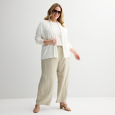 Plus Size Croft & Barrow® Relaxed Pull-On Pants