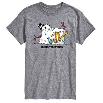 Big & Tall MTV Snowman Melting Graphic Tee
