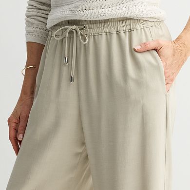 Women's Croft & Barrow® Relaxed Fit Pull-On Pants