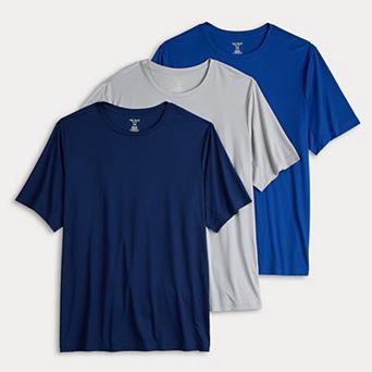 Big & Tall Tek Gear® Dry Tek Short Sleeve Crewneck T-Shirt 3-Pack