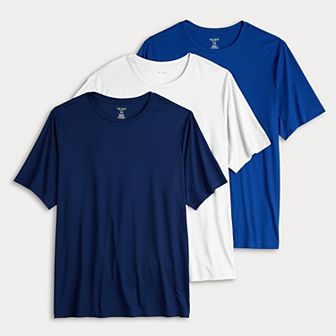 Big & Tall Tek Gear® Dry Tek Short Sleeve Crewneck T-Shirt 3-Pack