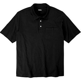 KingSize Men's Big & Tall Shrink-Less Lightweight Polo