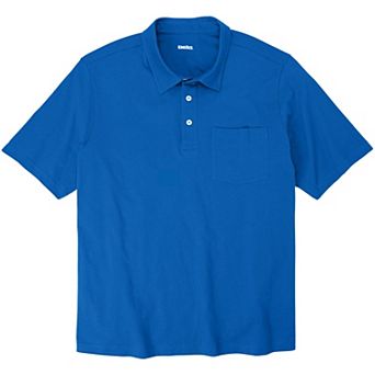 KingSize Men's Big & Tall Shrink-Less Lightweight Polo