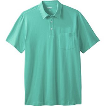 KingSize Men's Big & Tall Shrink-Less Lightweight Polo