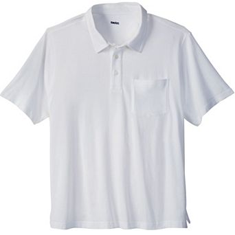 KingSize Men's Big & Tall Shrink-Less Lightweight Polo