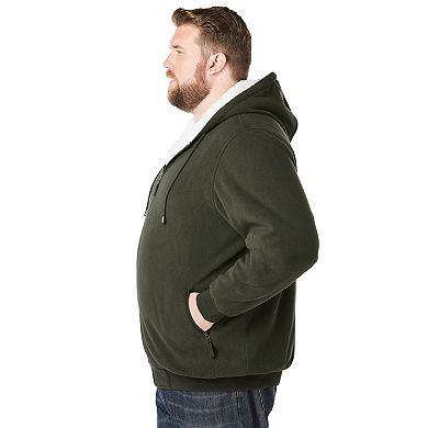 KingSize Men's Big & Tall Explorer Plush Fleece Hoodie