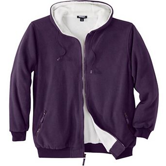 Kingsize Men's Big & Tall Explorer Plush Fleece Hoodie