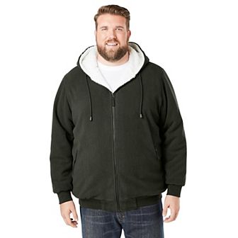 Kingsize Men's Big & Tall Explorer Plush Fleece Hoodie
