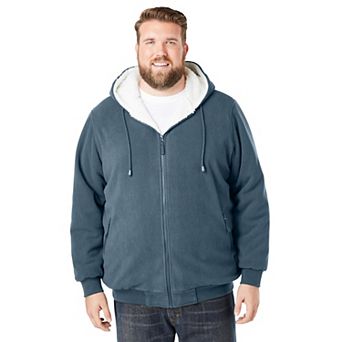 Kingsize Men's Big & Tall Explorer Plush Fleece Hoodie