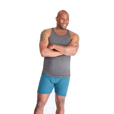 KingSize Men's Big & Tall 3-Pack Ribbed Cotton Tank Undershirt