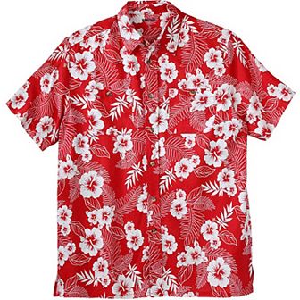 Kingsize Men's Big & Tall Short-sleeve Linen Shirt