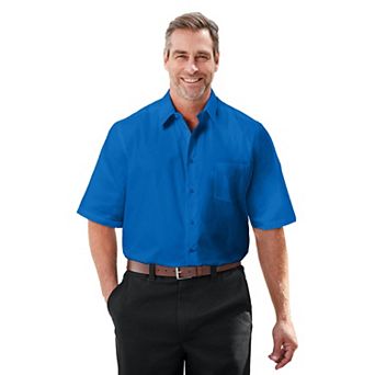 Kingsize Men's Big & Tall Wrinkle-free Short-sleeve Dress Shirt