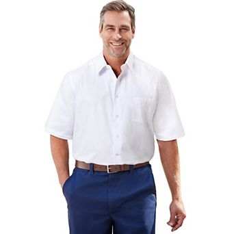 KingSize Men's Big & Tall Wrinkle-Free Short-Sleeve Dress Shirt