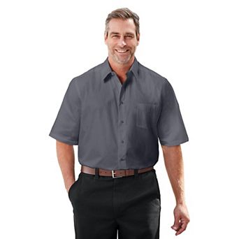 Kingsize Men's Big & Tall Wrinkle-free Short-sleeve Dress Shirt