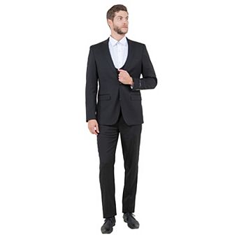 Men's Ultra Slim-Fit 3 pc Suit w/ Expandable Waistband