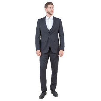 Men's Ultra Slim-Fit 3 pc Suit w/ Expandable Waistband