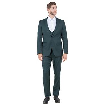 Men's Ultra Slim-Fit 3 pc Suit w/ Expandable Waistband