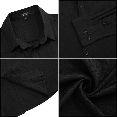 Men's Shirts Button Down Long Sleeve Shirts