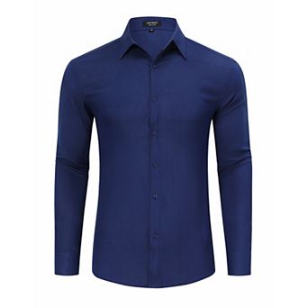 Men's Shirts Button Down Long Sleeve Shirts