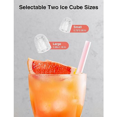 Crownful Portable Countertop Ice Maker With Handle,26lbs