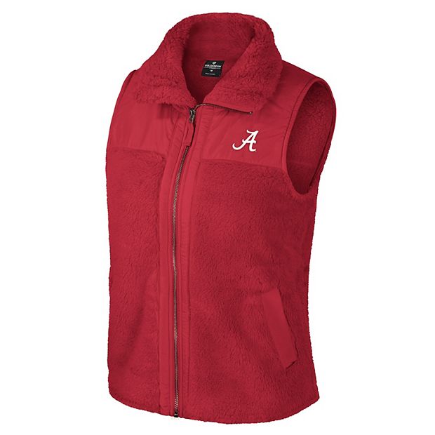 Women s Alabama Crimson Tide Ellen Full Zip Sherpa Vest