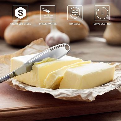 3-in-1 Stainless Steel Butter Knife Spreader Tool