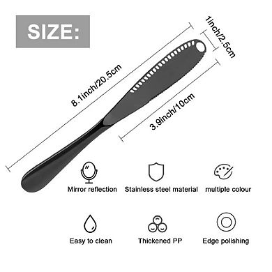3-in-1 Stainless Steel Butter Knife Spreader Tool