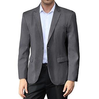 Mens Sport Big And Tall Sport Coats And Blazers Business Casual Suit Jacket 2 Button Regular Fit