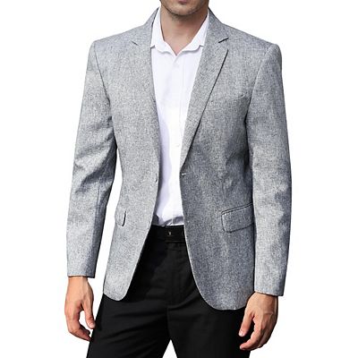 Mens Sport Big And Tall Sport Coats And Blazers Business Casual Suit Jacket 2 Button Regular Fit