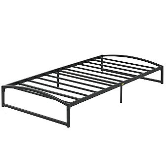 10 Inch Metal Twin Size Platform Bed Frame with Metal Slat Support Mattress Foundation