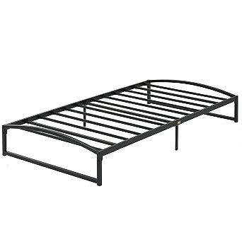 10 Inch Metal Twin Size Platform Bed Frame with Metal Slat Support Mattress Foundation