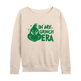 Women's Dr. Seuss In My Grinch Era French Terry Long Sleeve Tee