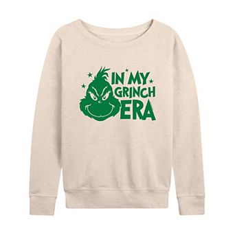 Women's Dr. Seuss In My Grinch Era French Terry Long Sleeve Tee
