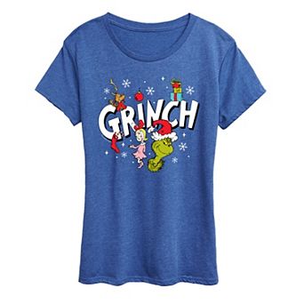 Women's Dr. Seuss Grinch Group Graphic Tee