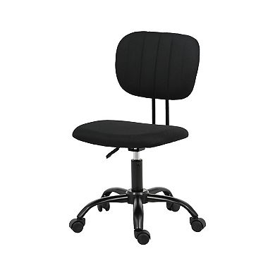 Techni Mobili Black Task Office Chair