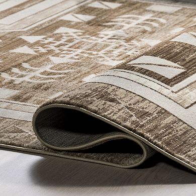 Rugs USA Agave Geometric Fringed Area Rug